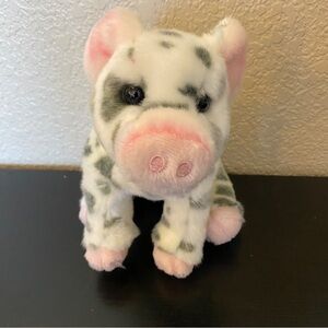 Douglas Spotted Piglet Pauline Pig brown spots pink nose feet ears plush stuffed